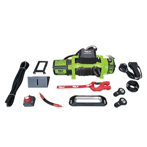 12500LB Hulk Genesis Synthetic Rope Recovery Winch